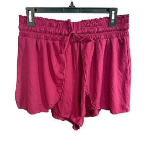 Women's Maroon Shorts